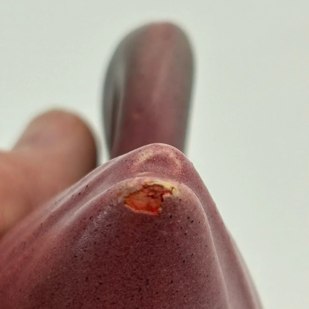Vintage Pink Ceramic Small Swan Figurine